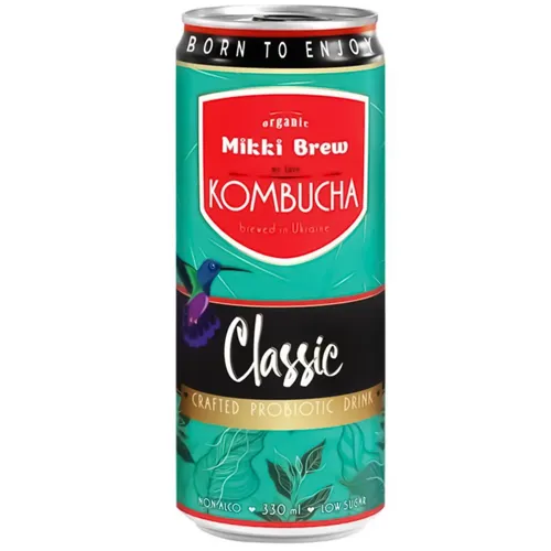 Комбуча Mikki Brew Classic 0,33л