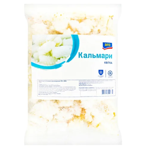 Кальмар Aro щупальця квітка свіжоморожені глазуровані 800г