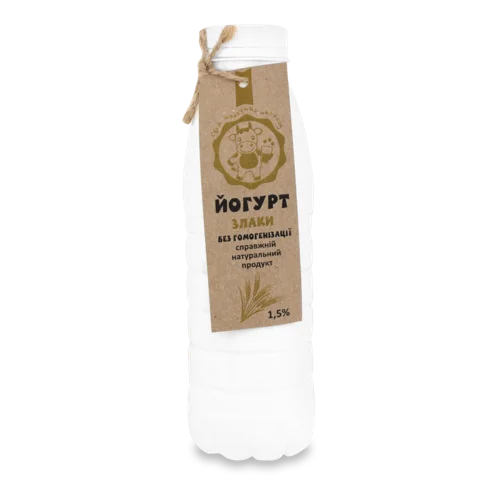 Йогурт 1.5% Вищого Ґатунку Злаки Світ Молочних Насолод, 480г