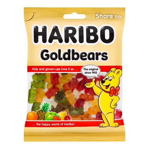 Цукерки желейні неглазуровані Goldenbears Haribo м/у 150г