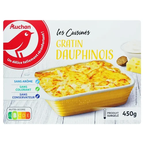 Гратен Auchan Dauphinois заморожений 450г
