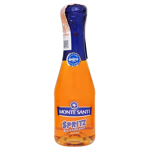 Винний ігристий напій Monte Santi Spritz рожевий солодкий 10%, 200мл