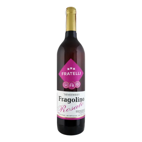 Вино 0.7л 9-13% рожеве напівсолодке Rosato Fragolino Fratelli