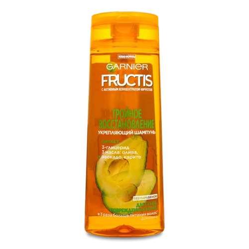 Шампунь Зміцнюючий Потрійне Відновлення Fructis Garnier, 250мл