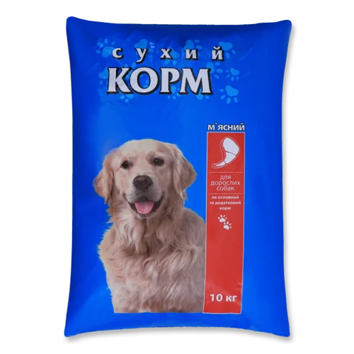 Корм Для Собак Натуральний М'ясний В/ґ, 10 кг