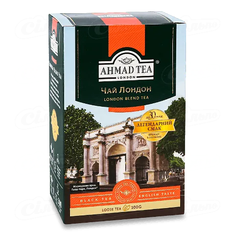 Чай чорний Ahmad Tea London, 100г