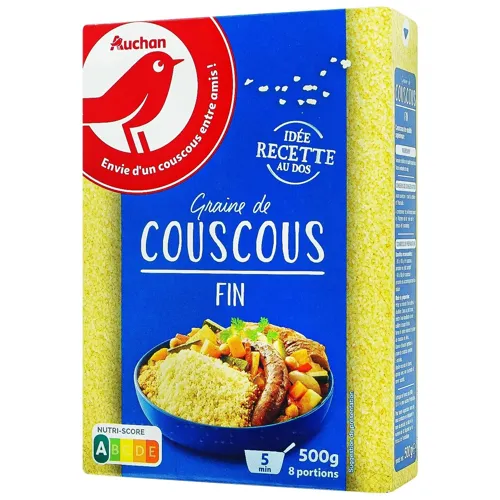 Кус-кус Auchan дрібне зерно 500г