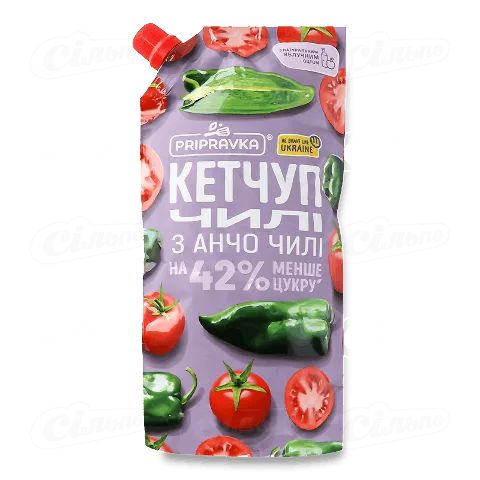 Кетчуп Pripravka Чилі з анчо чилі, 400г