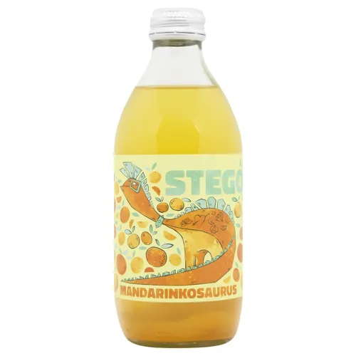 Лимонад Stego Мандаринкозавр органічний 0,33л