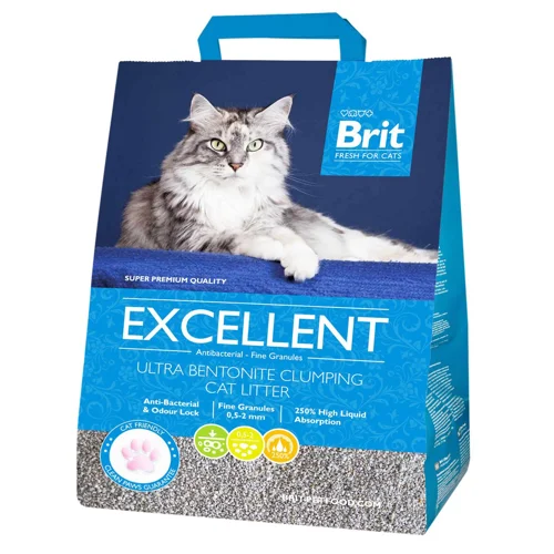 Наповнювач гігієнічний Brit Fresh Excellent для котів бентонітовий 5кг