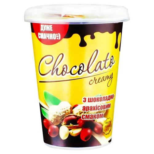 Паста Chocolato creamy Шоколадно-арахісова, 400г