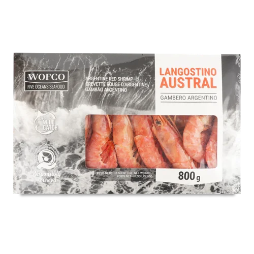 Креветка Wofco Дика Аргентинська Сира В/ґ 21/30, 1кг