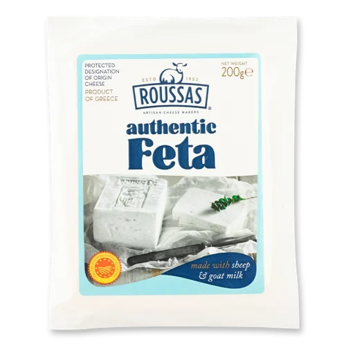 Сир Фета Roussas PDO 43% Овечо-Козине Молоко, в/ґ