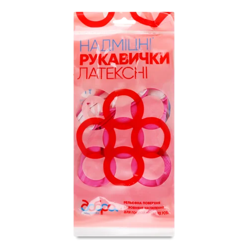 Рукавички Латексні Надміцні В/ґ XL Добра Господарочка, 1 пара