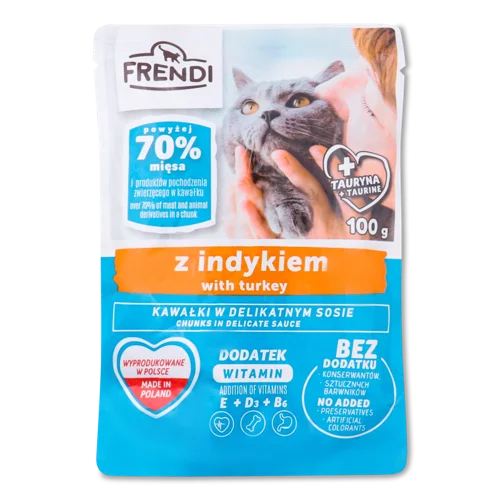 Корм Для Котів З Індичкою Frendi В/п 100г