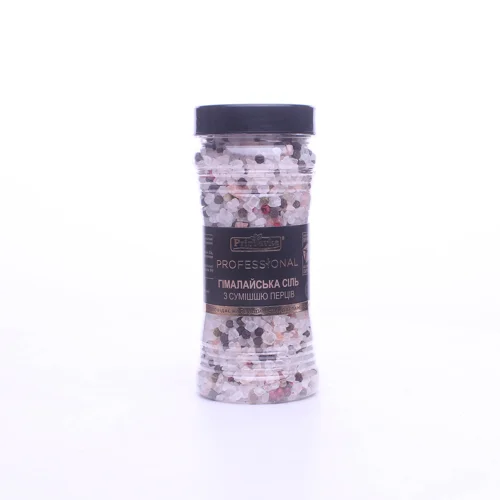 Сіль Приправка харчова гімалайська з сумішшю перців 400г