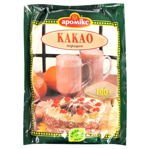 Какао порошок Аромікс натуральне 100г