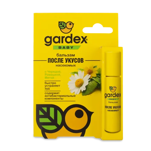 Бальзам Після Укусів Baby Gardex Стік, дитячий, натуральний, 20 мл