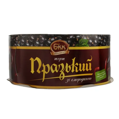 Торт БКК Празький зі смородиною 0,45кг