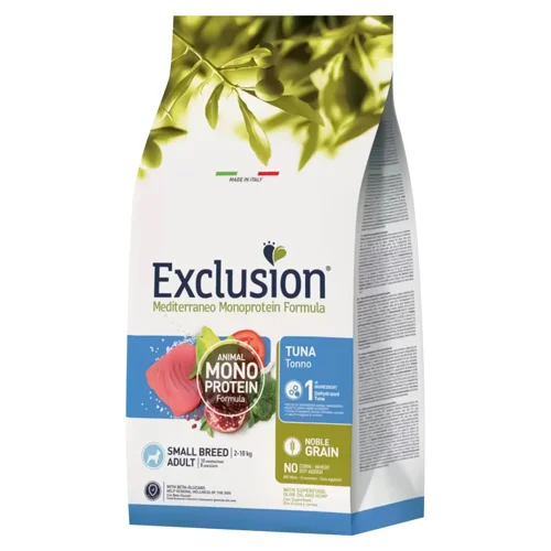 Корм сухий Exclusion Adult з тунцем для собак малих порід 500г