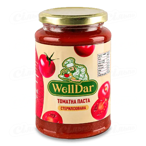 Паста томатна WellDar стерилізована 430мл