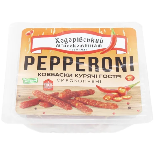 КОВБАСКИ PEPPERONI С/К 120 ГР.