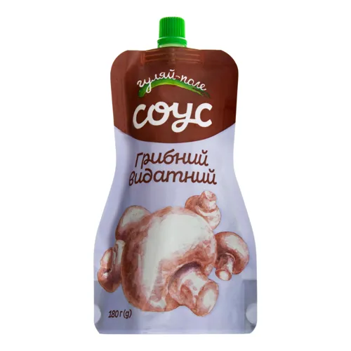 Соус Грибний видатний Гуляй-поле дой-пак 180г