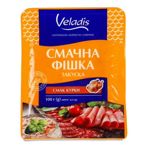 Закуска Куряча В/к Veladis, Лоток 100г