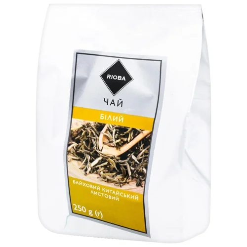 Чай білий Rioba байховий китайський листовий 250г