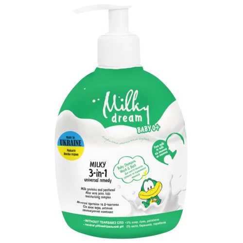 Засіб для купання Milky Dream Baby 3-в-1 від народження 250мл