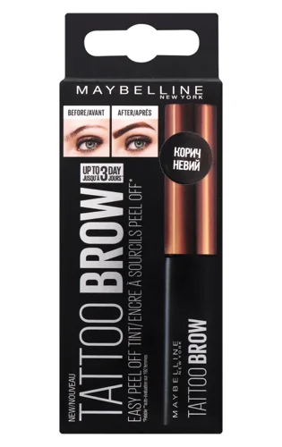 Гель-Тінт Для Брів Brow Tattoo В Коричневому В/ґ Maybelline 4.6г