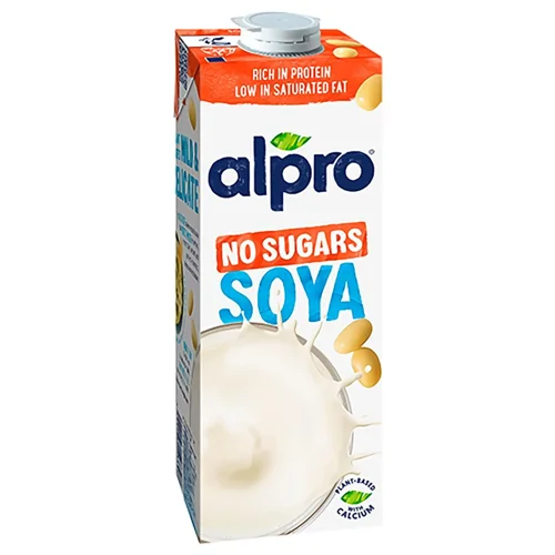 Напій соєвий Alpro з кальцієм без цукру 1л