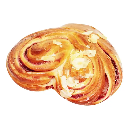 Булочка Плюшка з вишнями 100г