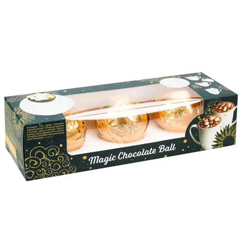 Маршмеллоу Becky's Magic Chocolate Balls у шоколадній кулі 120г