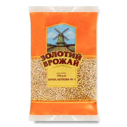 Крупа Перлова Вищого Ґатунку, Золотий Врожай, м/у 700г