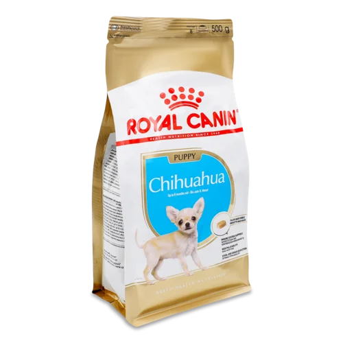 Корм сухий повнораціонний для цуценят породи чихуахуа Royal Canin, в/ґ, 500г