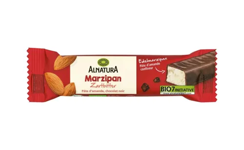 Батончик Alnatura марципановий в шоколаді органічний, 40г