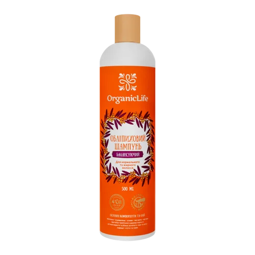 Шампунь Organic Life для Нормальної та Жирної Волосся, 500 мл