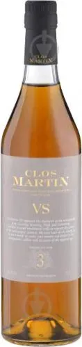 Арманьяк Clos Martin VS 3 р, 40% 0.7л