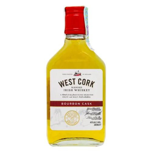 Віскі West Cork Bourbon Cask 40% 0,2л