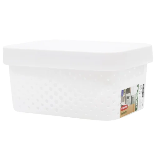 Коробка Curver з кришкою перфорована 4,5л 27x19x12см