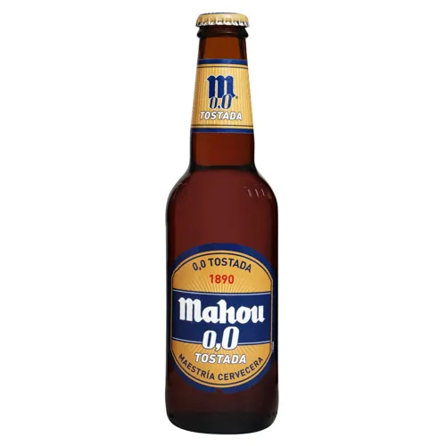 Пиво Mahou Tostada напівтемне безалкогольне 0,33л