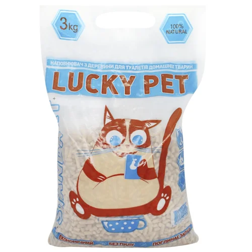 Наповнювач Lucky Pet з деревини 3кг