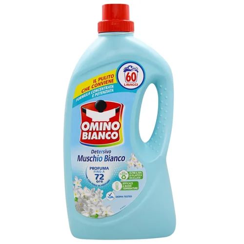 Гель для прання Omino Bianco Білий мускус 2,4л