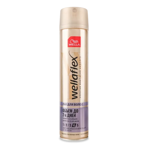 Лак для Волосся Екстрасильної Фіксації Wellaflex Wella, Об'єм до 2 Днів, 250мл