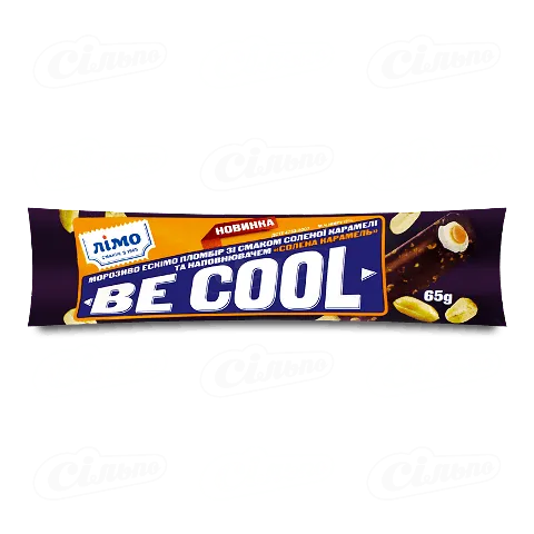 Морозиво «Лімо» Be Cool ескімо пломбір у глазурі, 65г
