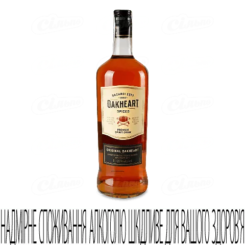 Напій Oakheart Original лікеро-горілчаний на основі рому 35%, 1л