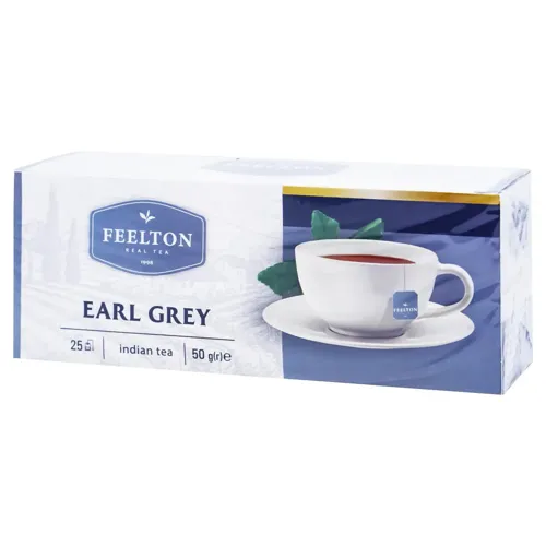Чай Feelton 25 шт. чорн. Earl Grey з бергамотом