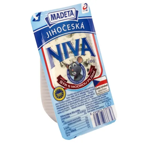 Сир NIVA з блакитною пліснявою 50% Madeta 110г