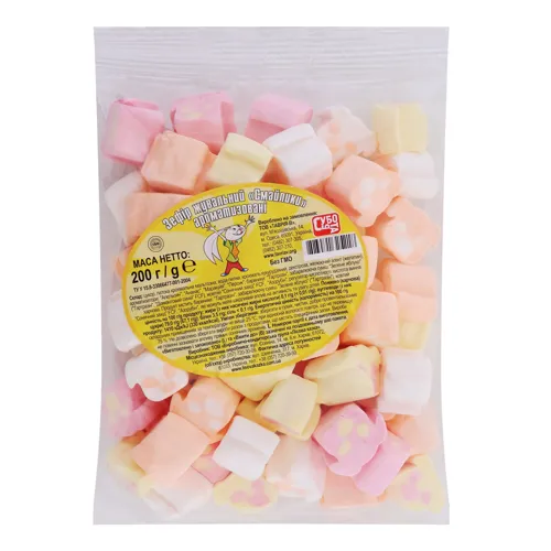 Зефір жувальний ароматизований Смайлики Суббота м/у 200г